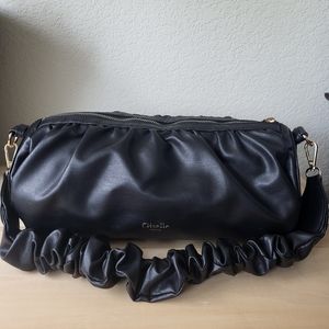 Giselle Paris Black Shoulder Bag